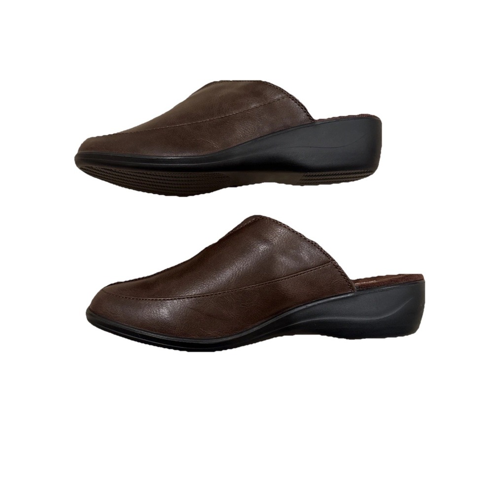 New Women's Aerocushion Memory Foam Anna Dark Brown Slip On Mule Shoes Size 8.5M - Picture 5 of 6